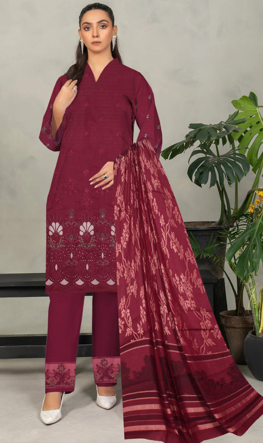 Luxury Lawn Unstitched 3-PC Doriya Suit