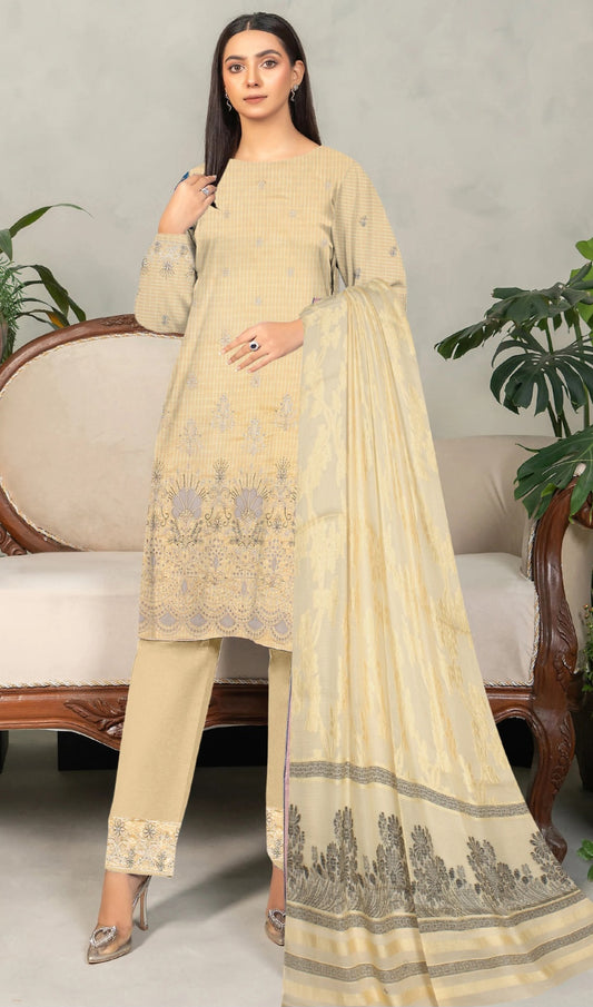 Luxury Lawn Unstitched 3-PC Doriya Suit