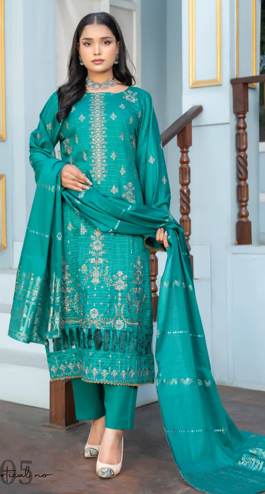 Ferozi 3-PC Lawn Unstitched Suit by ANAYAT