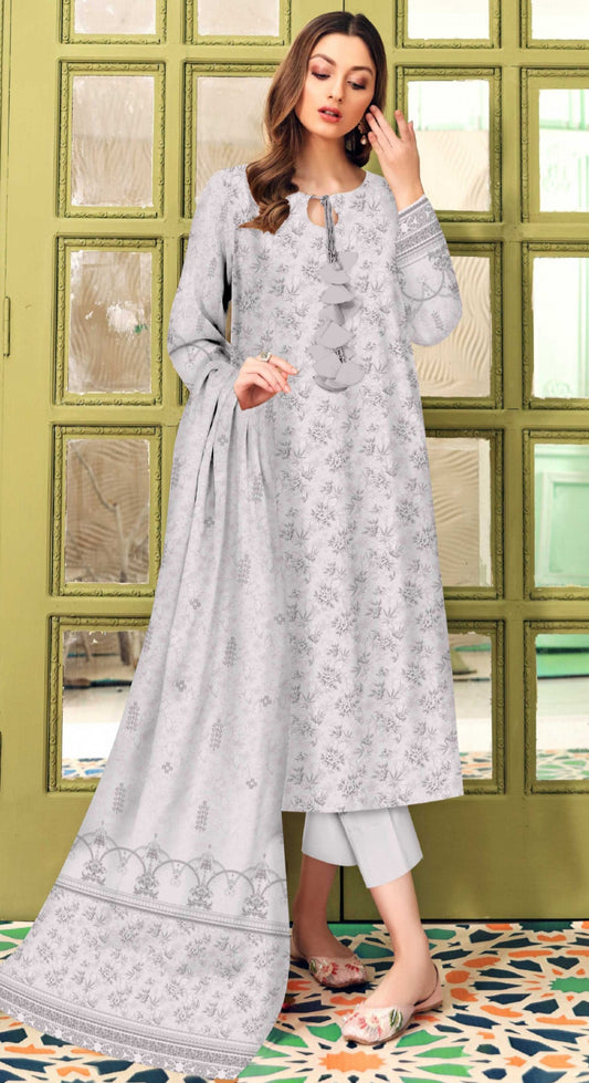 Mother Collection 3-pc Unstitched Suit